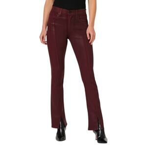 New Women’s Hudson Barbara High-Rise Baby Bootcut Jean w/ Slit Hem Size 25